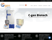 Tablet Screenshot of cgenbiotech.com